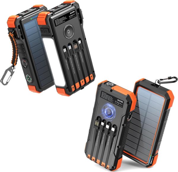 Ambrane 20000mAh Powerbank with in-Build Type C Cable