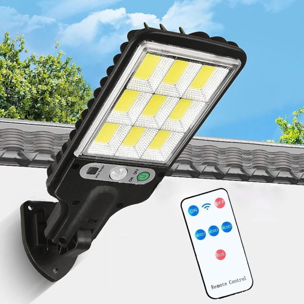 180W LED Solar Street Light Outdoor 10000LM IP65 Waterproof Solar Security Light